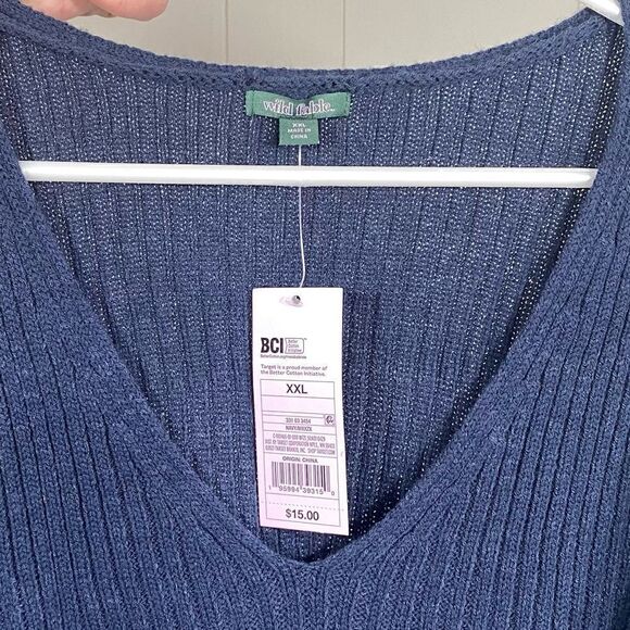 Womens Blue Sweater   - Picture 3 of 5